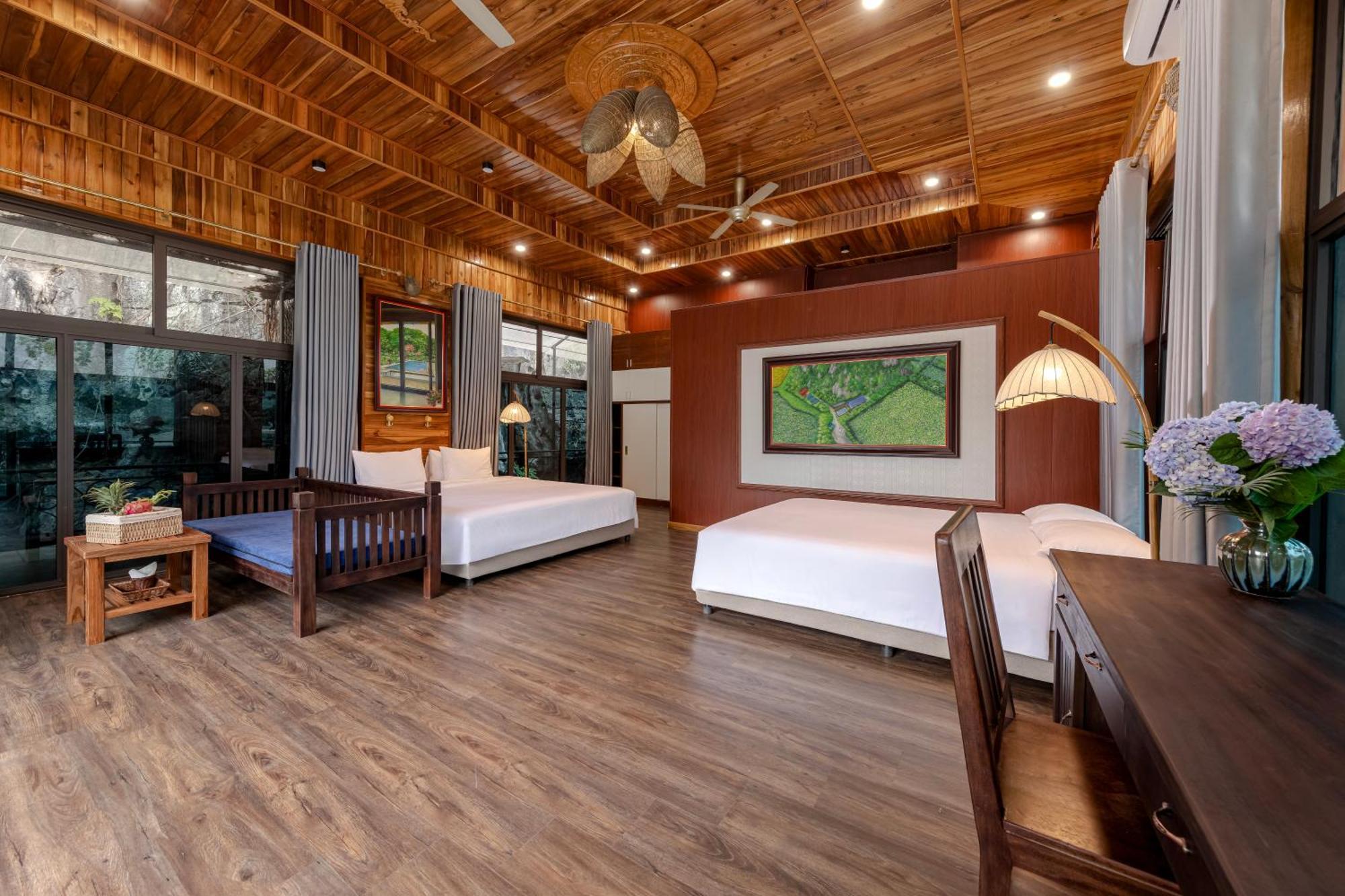 Отель Chay Mountain Retreat Ниньбинь Экстерьер фото